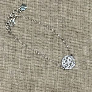 Stella & Dot exclusive Circle of Success bracelet Silver.